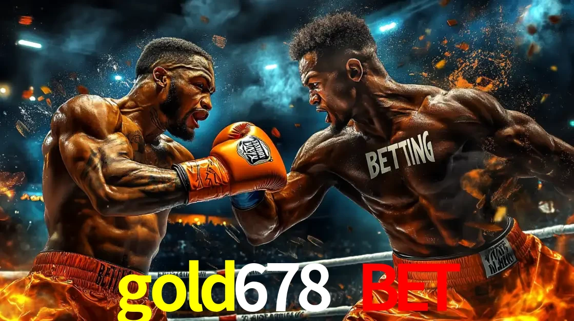 Dois boxeadores em uma luta intensa e explosiva, representando a adrenalina e as oportunidades de apostas em esportes de combate disponíveis na plataforma gold678 bet.