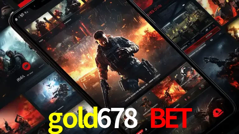 Tela de um celular exibindo uma galeria de jogos de tiro com temática militar, mostrando a variedade de e-sports disponíveis para apostas na plataforma de entretenimento gold678 bet.