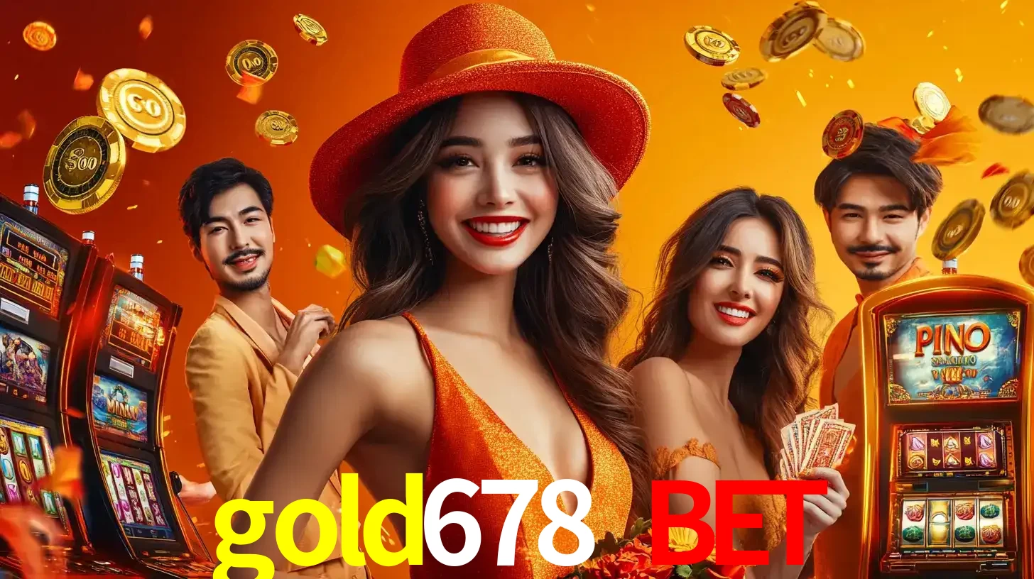 Grupo de amigos asiáticos sorrindo e se divertindo com máquinas de caça-níqueis em um ambiente festivo, celebrando suas vitórias nos jogos de cassino do gold678 bet.