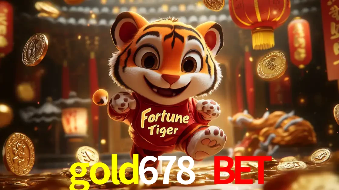 O alegre personagem do Fortune Tiger correndo sobre um caminho de moedas de ouro, simbolizando os grandes prêmios e a diversão do popular jogo de slot do gold678 bet.